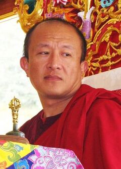 Khyentse Rinpoche during discourse